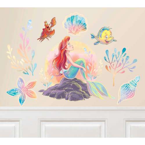 The Little Mermaid Wall Decorating Kit - Click Image to Close
